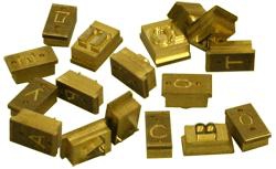 Наборные шрифты Metalbind